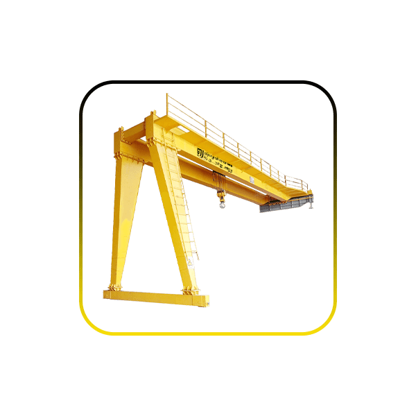 رافعة جسرية نصف متحركة رافعة جسرية ذات عارضة مزدوجة - Double Girder Gantry Crane مصنع روافع الجزيرة